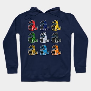 Cartoon truck Hoodie